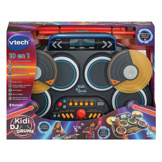 VTech Kidi DJ Drums 10-in-1 Drumstel