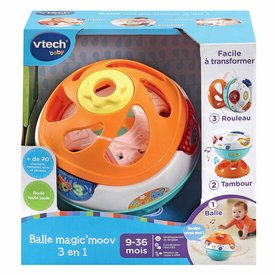 Vtech Magic'Moov 3-in-1 Bal Interactief Babyspeelgoed