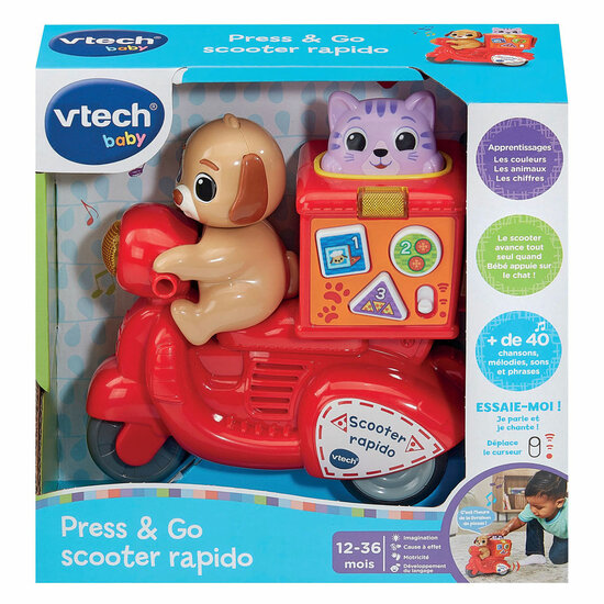 VTech Baby Press &amp; Go Scooter