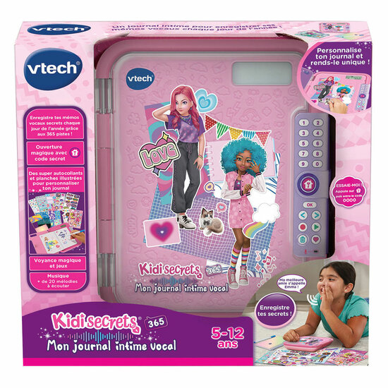 VTech KidiSecrets 365 Mijn Geheime Dagboek - Roze