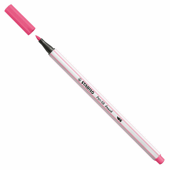 STABILO Pen 68 Brush - Viltstift - Roze (29)