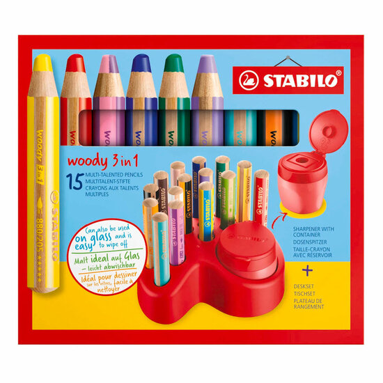STABILO woody experience set Multitalent Potloden - 15dlg.