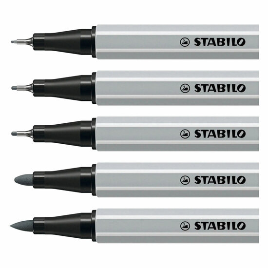 STABILO Creative Tips ARTY Pennen Verschillende Puntdiktes - 10dlg.