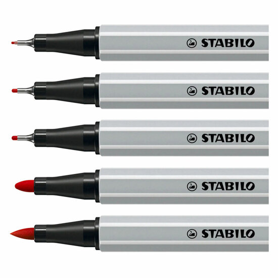 STABILO Creative Tips ARTY Pennen Klassieke Kleuren in Metalen Etui - 30dlg.