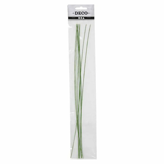 Bloemsteeldraad Groen 0,6 mm, 20st.