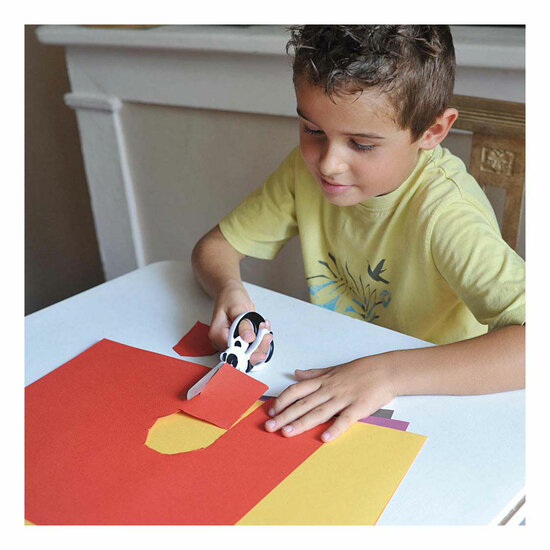 Fiskars Kinderschaar met Dierenmotief Panda - 13cm