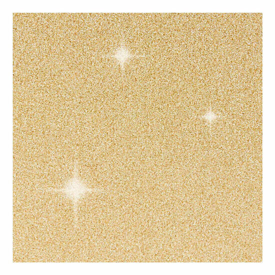 Kaarten en Enveloppen 10,5x15cm Glitter Goud - 4st.