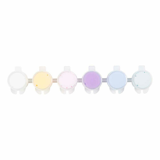 Plus Color Acrylverf Pastelkleuren - 6x5ml.