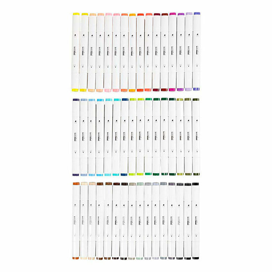 Tekenstift Lijndikte 1+8mm Standaardkleuren - 48st.