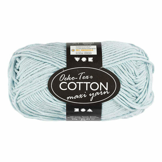 Katoengaren Afm 8/8 L: 80-85 M Zacht Blauw - 50gr.