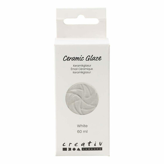 Keramiek Glazuur 984-1101 C Dekkend Wit - 60ml