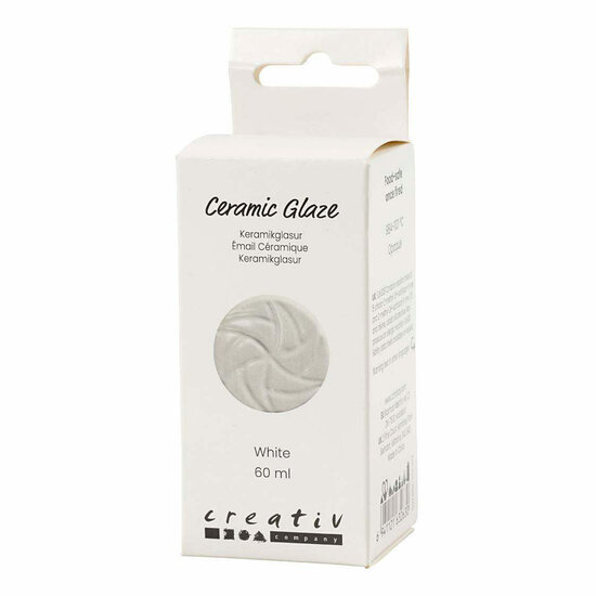 Keramiek Glazuur 984-1101 C Dekkend Wit - 60ml
