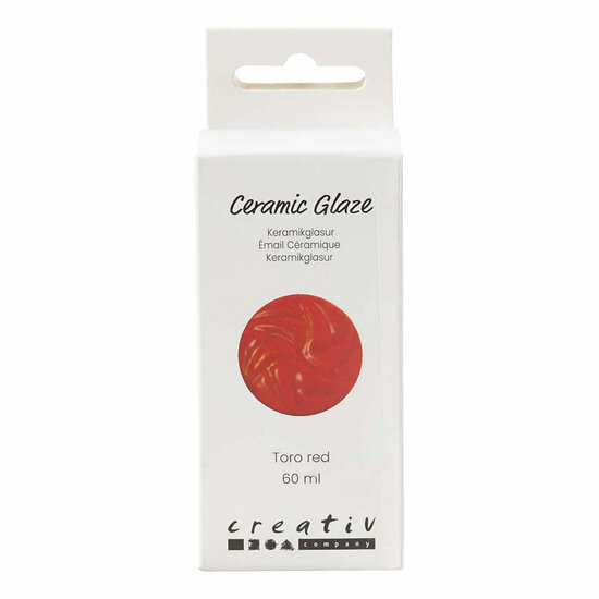 Keramiek Glazuur 984-1101 C Dekkend Toro Red - 60ml