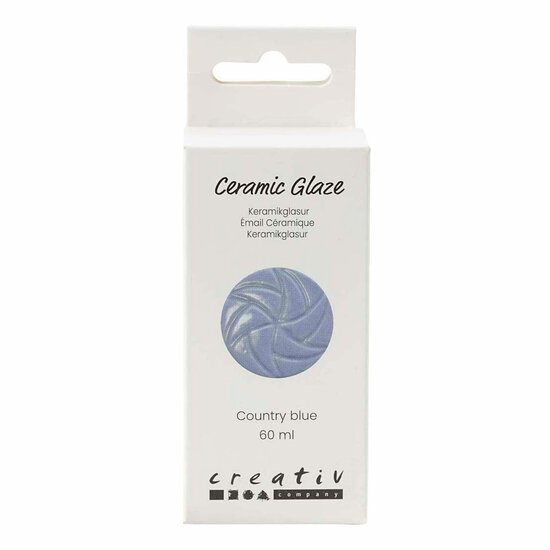 Keramiek Glazuur 984-1101 C Dekkend Country blue - 60ml