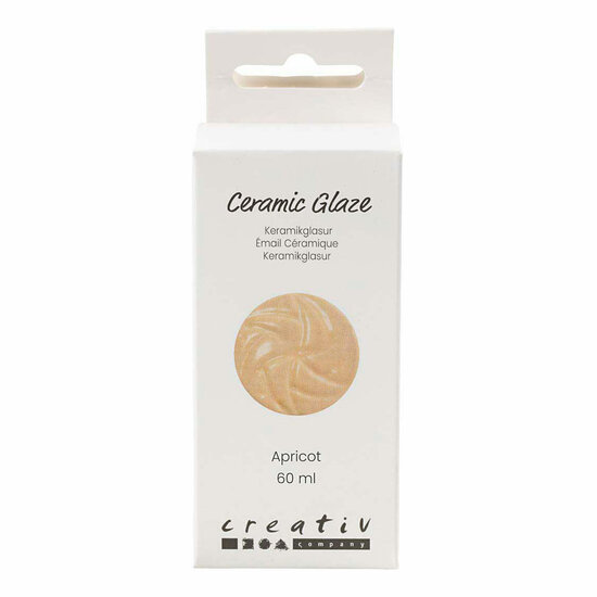 Keramiek Glazuur 984-1101 C Dekkend Apricot - 60ml