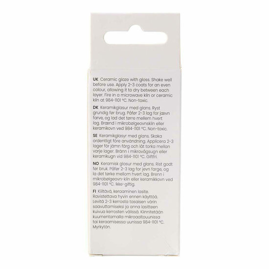 Keramiek Glazuur 984-1101 C Dekkend Ebony - 60ml
