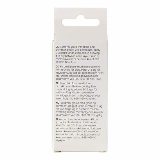 Gespikkeld Keramiek Glazuur 999-1060 C Dekkend Orange Sun - 60ml