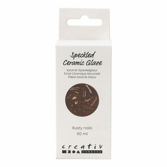 Gespikkeld Keramiek Glazuur 999-1060 C Dekkend Rusty Nail - 60ml