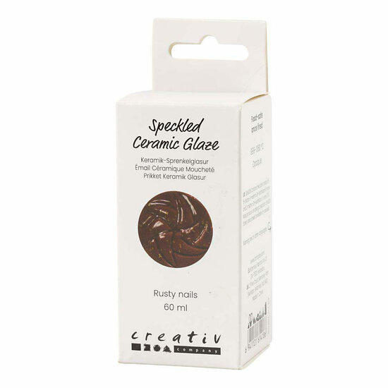 Gespikkeld Keramiek Glazuur 999-1060 C Dekkend Rusty Nail - 60ml