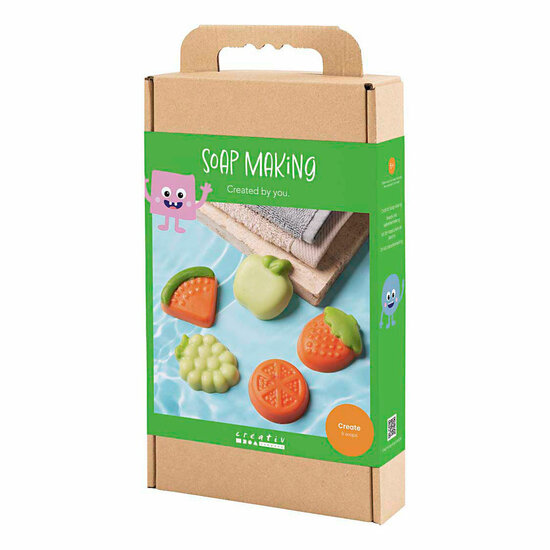 Hobbyset Zeep Maken Fruit Groen en Oranje