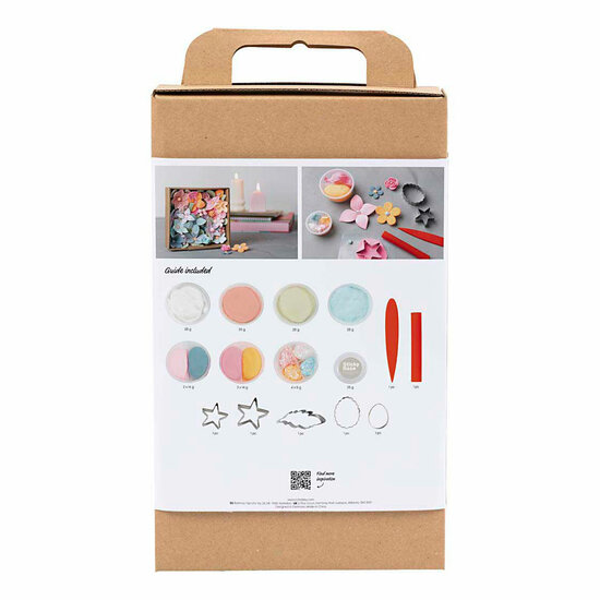 Hobbyset Bloemen Boetseren Pastelkleuren