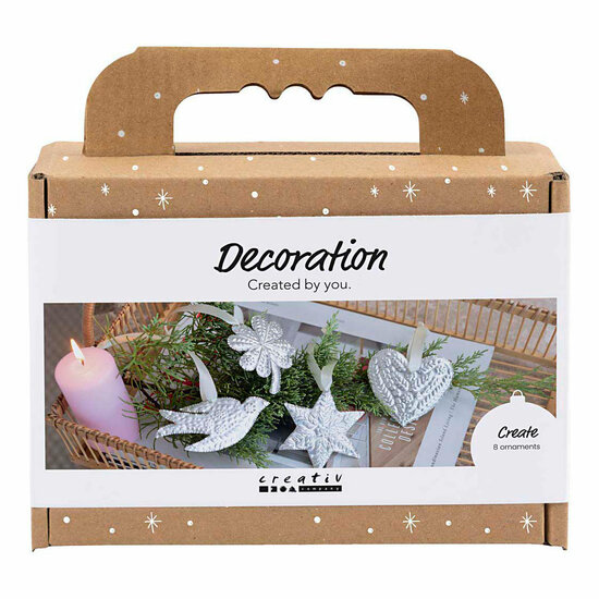 Mini Hobbyset Decoratie Kerstdecoratie Silver Metal