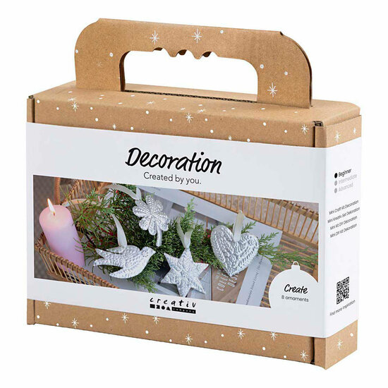 Mini Hobbyset Decoratie Kerstdecoratie Silver Metal