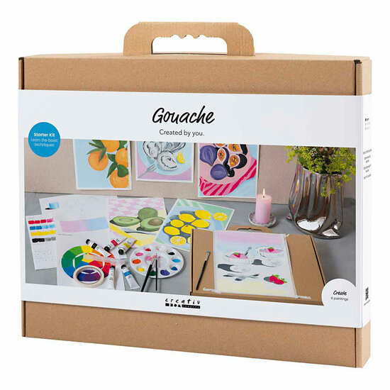 Starter Hobbyset Gouache Schilderijen