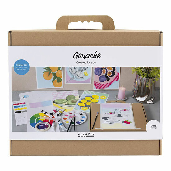 Starter Hobbyset Gouache Schilderijen