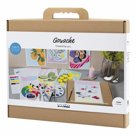 Starter Hobbyset Gouache Schilderijen