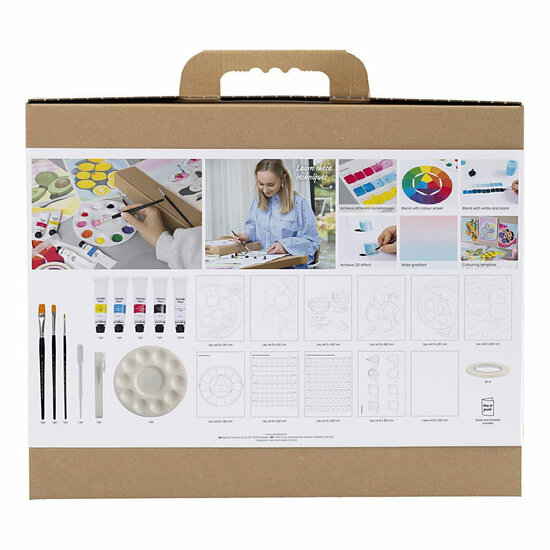 Starter Hobbyset Gouache Schilderijen