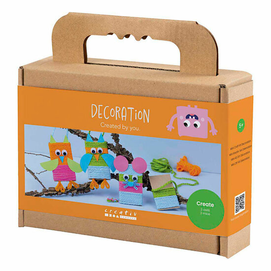 Mini Hobbyset Decoratie Muizen en Uilen