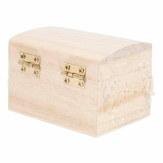 Houten Schatkist met Magnetische Sluiting