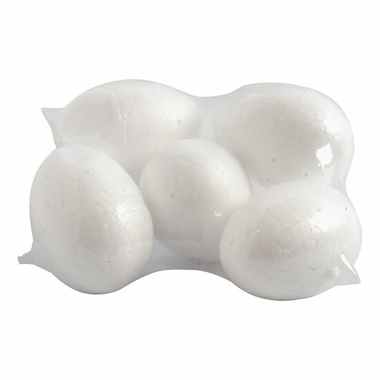 Styropor Eieren 6cm - 5st.