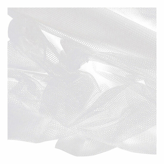 Tule Wit 50cm - 5 Meter