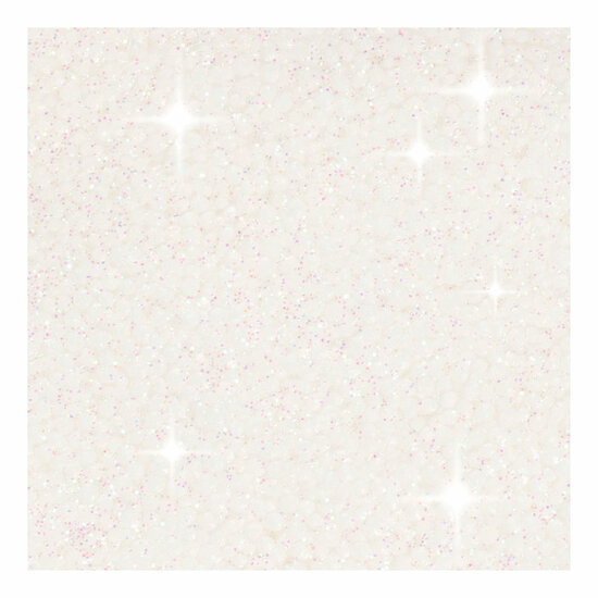 Foam Clay Glitter Wit - 35gr.