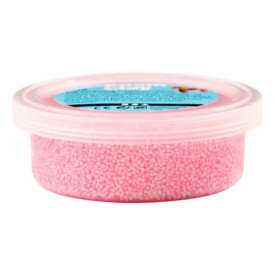 Foam Clay Glitter Lichtrood - 35gr.