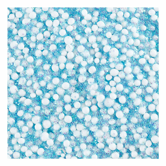 Foam Clay Glitter Lichtblauw - 35gr.
