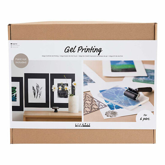 Groepsset Gelprinten - voor 6 Personen