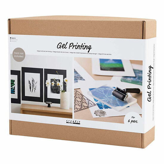 Groepsset Gelprinten - voor 6 Personen