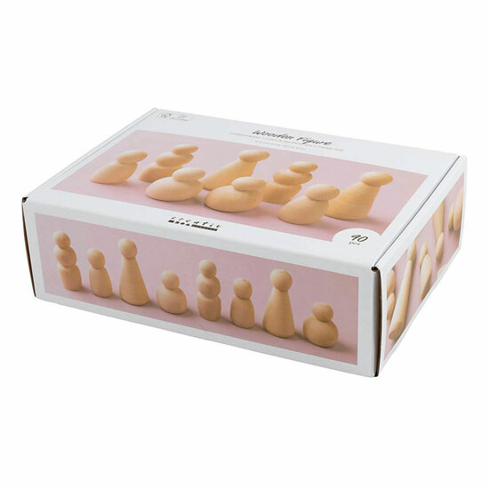Houten Vormen 5-8cm - 90dlg.