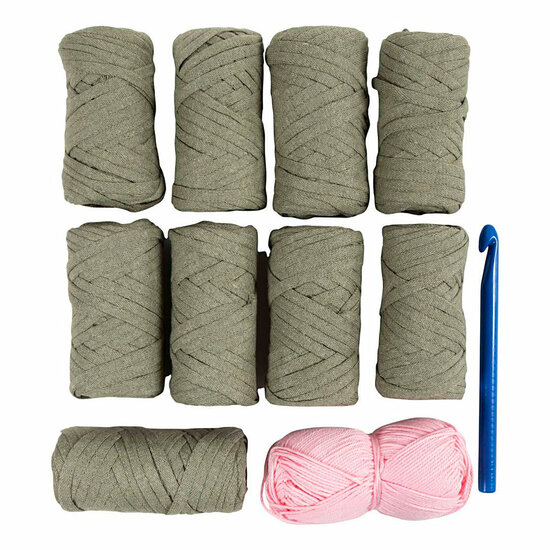 Hobbyset Haken Stoere Tas Olijfgroen