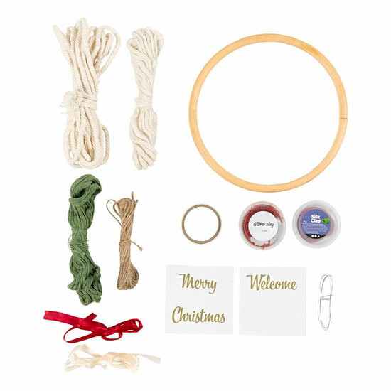 Hobbyset Macrame Kerstkrans