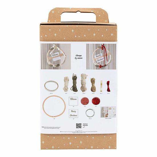 Hobbyset Macrame Kerstkrans