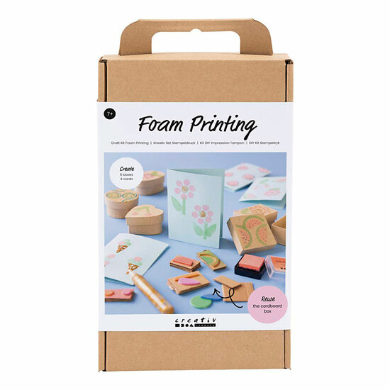 Hobbyset Foam Druk Versierde Dozen en Kaarten