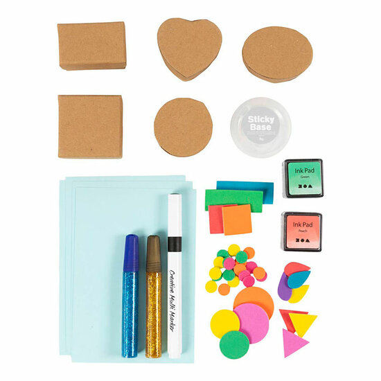 Hobbyset Foam Druk Versierde Dozen en Kaarten