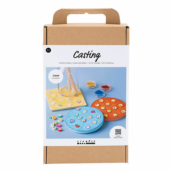 Hobbyset Gieten Tegels - Blauw, Rood en Geel