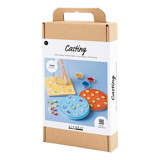 Hobbyset Gieten Tegels - Blauw, Rood en Geel