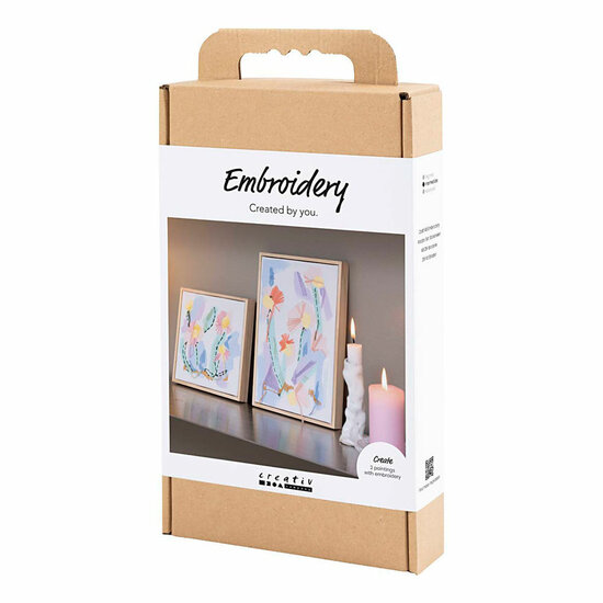 Hobbyset Borduurwerk Pastelkleuren