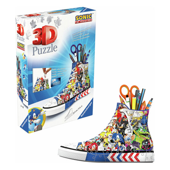 Ravensburger 3D Puzzel Pennenbak Sonic The Hedgehog, 108st.